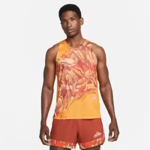Image of Nike Dri-FIT Trail Rise 365 Running Tank Top Mens - Yellow