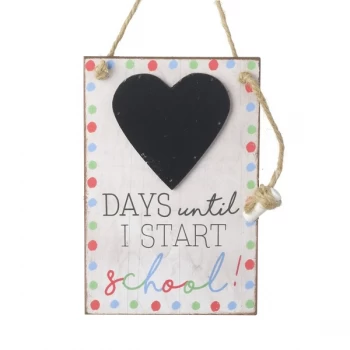 Image of Days Until I Start School Chalkboard By Heaven Sends