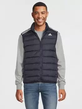 Image of adidas Sportswear Essentials Light Down Vest - Navy, Size S, Men