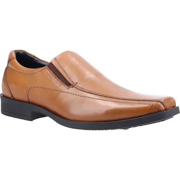 Image of Hush Puppies Mens Brody Leather Slip On Casual Formal Shoes - UK 8