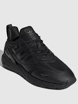 Image of adidas Originals ZX 2K Boost 2.0 - Black, Size 9, Men