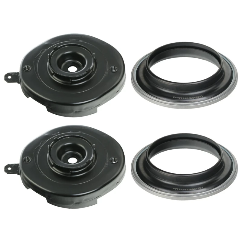 Image of RIDEX 1180S0721 Top strut mount Front axle both sides, with bearing(s) Suspension Strut Support Bearing (1180)