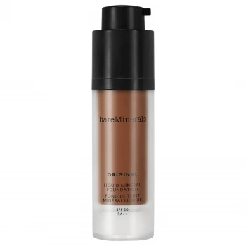 Image of bareMinerals Original SPF20 Liquid Mineral Foundation 30ml (Various Shades) - Deepest Deep
