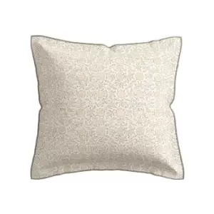 Image of V&A Kerala Square Pillowcase, Ivory