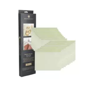 Image of Pack of 20 MasterClass Large Zipped Reusable Fresh Food Bags