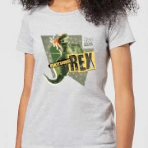 Image of Toy Story Partysaurus Rex Womens T-Shirt - Grey - 3XL