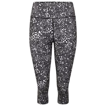 Dare 2b Influential three quarterPerformance Leggings - Blk & WhiteDot