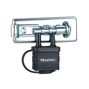 Image of Master Lock Bolt Hasp with Integrated Lock 110mm