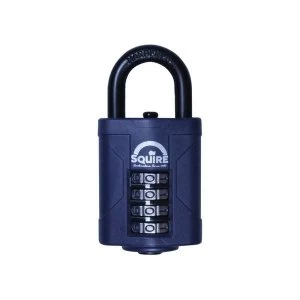 image of Henry Squire CP50CS Combination Padlock 4-Wheel Closed Shackle 50mm