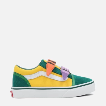 Image of Vans X Crayola Kids Out Of The Box Velcro Trainers - White B - UK 1 Kids