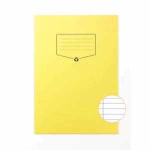 Image of Silvine BACOFF Recycled Exercise Book A4, Yellow