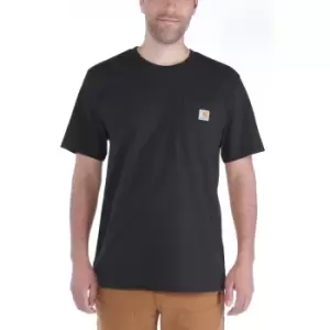 Image of Carhartt Mens Pocket Workwear Crew Neck Short Sleeve T-Shirt L - Chest 42-44' (107-112cm)