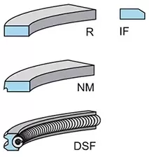 image of Piston Ring Kit 800073810000 by Kolbenschmidt