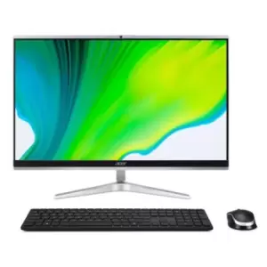 Image of Acer Aspire C24-1650 Intel Core i3 60.5cm (23.8") 1920 x 1080 pixels 8GB DDR4-SDRAM 1000 GB HDD All-in-One PC Windows 10 Home WiFi 6 (802.11ax) Silver