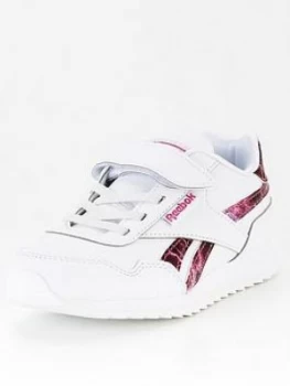 Image of Reebok Royal Classic Jogger 3.0 1V Girls On Mars Childrens Trainers - White/Pink