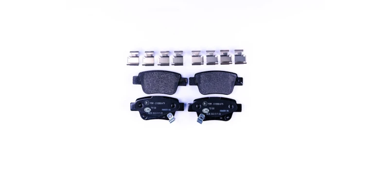 Image of HELLA Brake pad set HELLA 8DB 355 017-331