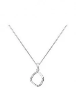 Image of Hot Diamonds Behold White Topaz Pendant