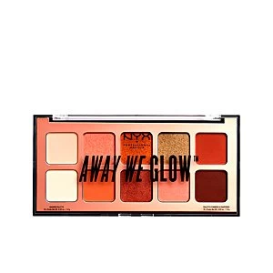 image of AWAY WE GLOW shadow palette #hooked on glow 10x1