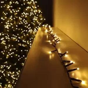 image of 2000 LED 50m Premier Christmas Outdoor Multi Function Timer Lights in Vintage Gold