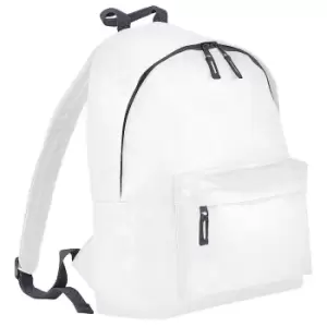 Image of Bagbase Fashion Backpack (18 Litres) (one Size, White/Graphite)