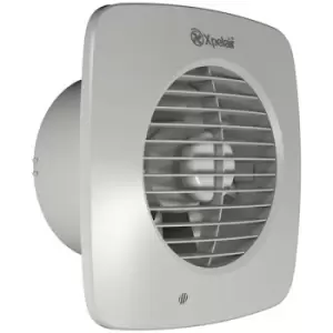 image of Xpelair DX150PS Simply Silent 6"/150mm Square Extractor Fan w/ Pullcord - 93074AW