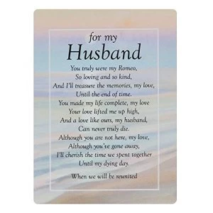 image of Graveside Memorial Cards - For My Husband