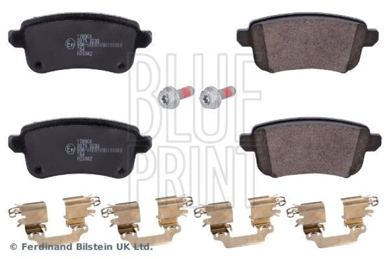 Image of Blue PRINT Brake pad set Blue PRINT ADBP420093