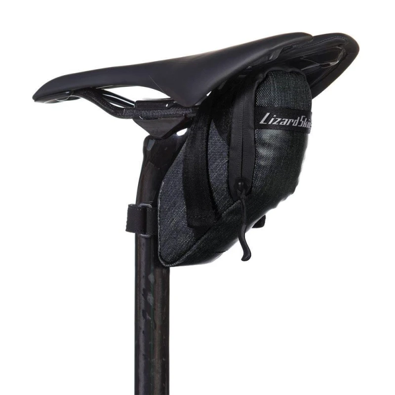 Image of Lizard Skins Cache Saddle Bag Jet Black unisex One Size