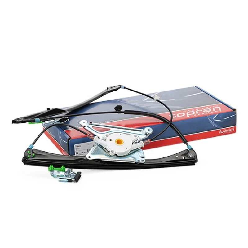 Image of TOPRAN 110 453 Window regulator Left Front, for right-hand drive vehicles, Operating Mode: Electric, without electric motor Window Winder (1561)