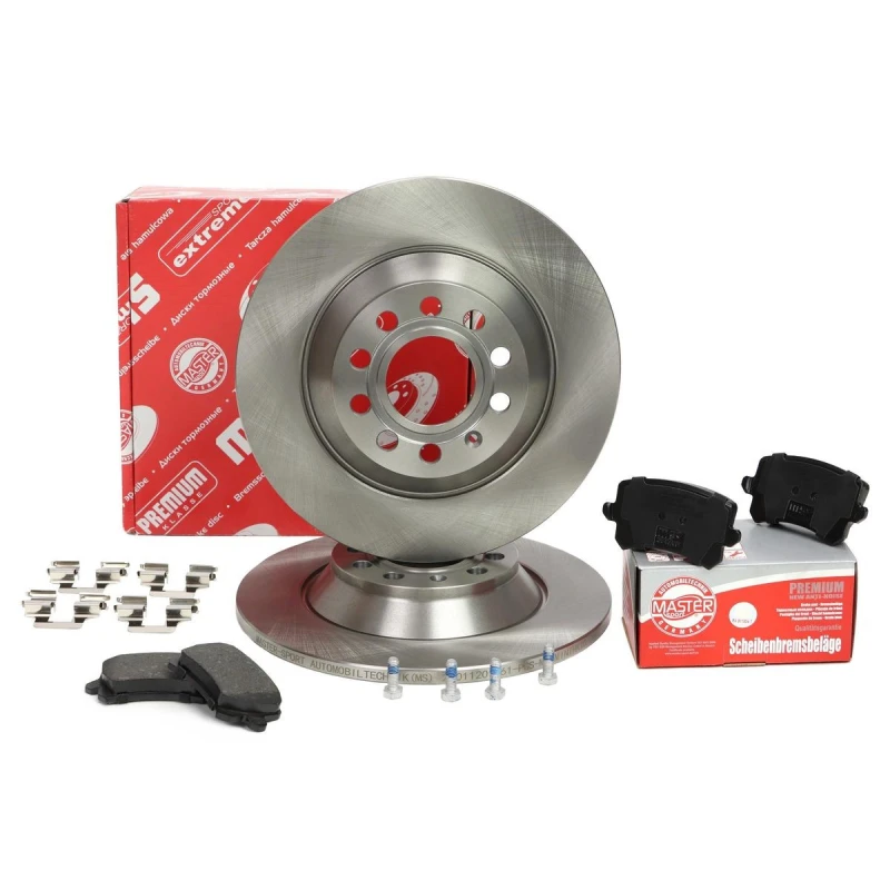 Image of MASTER-SPORT Brake discs and pads set MASTER-SPORT 201201760