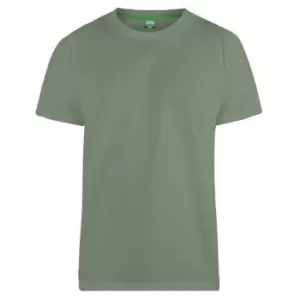 Image of Duke Mens Flyers-2 Crew Neck T-Shirt (L) (Khaki)