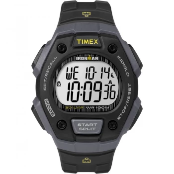 image of Timex Lcd 'Ironman' Chronograph Watch - TW5M09500 - BLACK