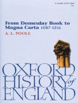 Image of From Domesday Book to Magna Carta 1087-1216 by A. L Poole Book