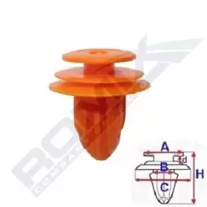 Image of ROMIX Clip HONDA,SUBARU C60693 91560S6A003,909130075