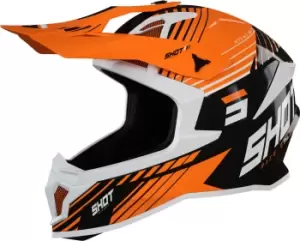 image of Shot Lite Fury Motocross Helmet, black-orange, Size 2XL, black-orange, Size 2XL