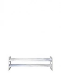 image of Cosmoliving Coco TV Stand - White Marble- Holds Up To 65" Tv