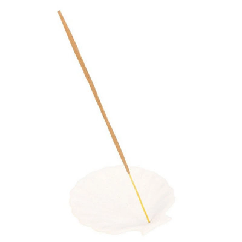 Image of Something Different Something Different Scallop Incense Holder in Off White Off White One Size Unisex 5063574698023