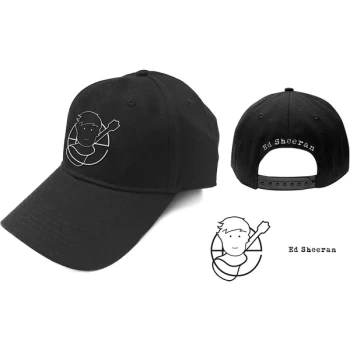 Image of Ed Sheeran - Pictogram Unisex Baseball Cap - Black