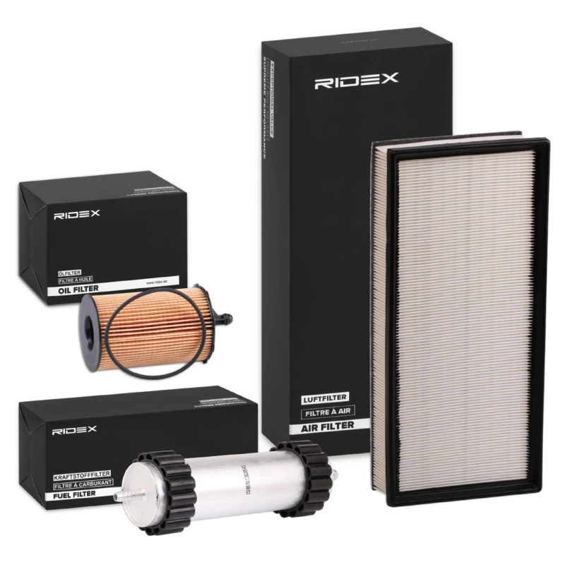 Image of RIDEX 4055F23472 Filter Set with air filter Filter Set (4055)