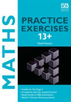 Image of Maths Practice Excercises 13+ by David Hanson Paperback