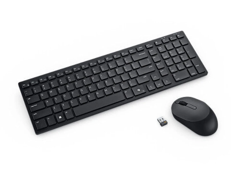 Image of Dell Silent Keyboard and Mouse - KM555 - US International (QWERTY)