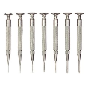 image of Starrett S555Z-7 Jeweller&apos;s Screwdriver Set of 7