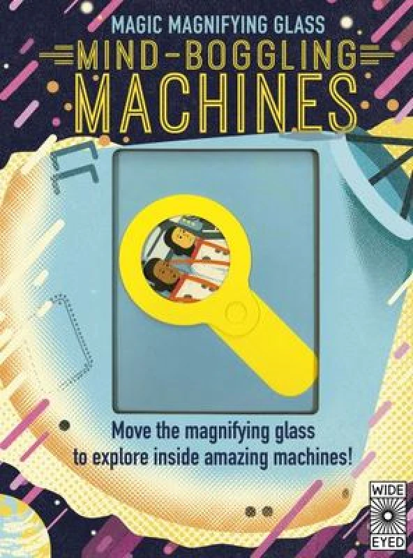 Image of Honor Head Magic Magnifying Glass: Mind-Boggling Machines Book Multi unisex