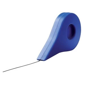 Image of Nobo 1.5mm x 10m Self Adhesive Gridding Tape Black Tape in a Blue Dispenser