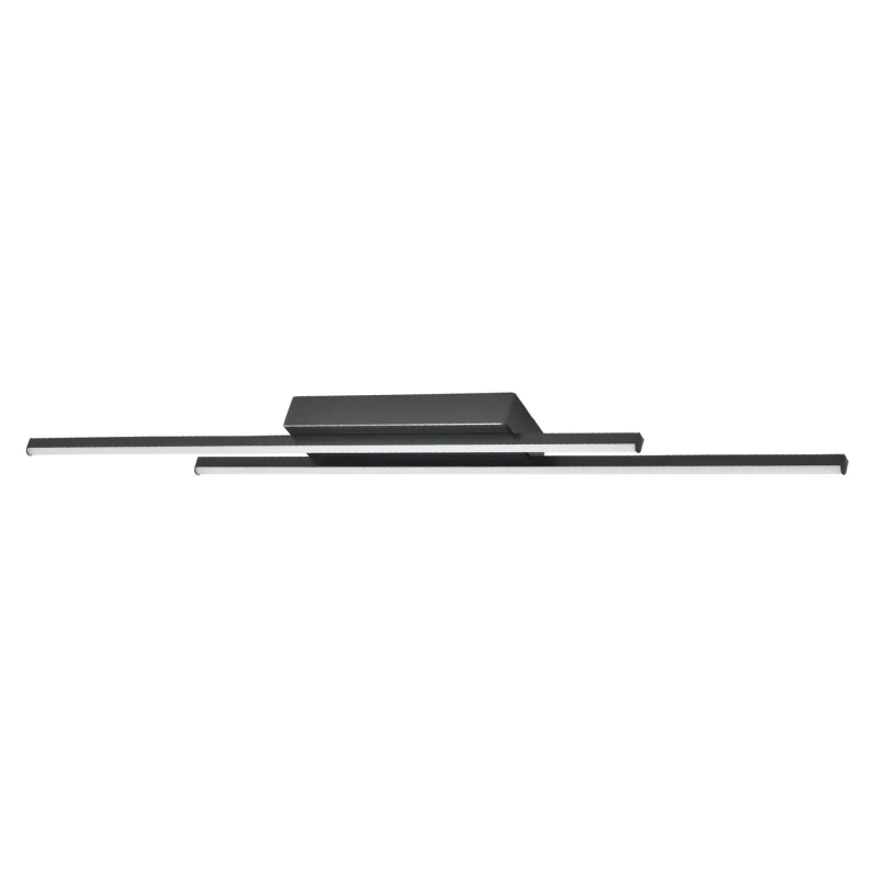 Image of Happy Homewares Designer Metal Kitchen LED 89cm Ceiling Light Fitting in Black Unisex