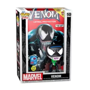 image of Marvel Venom: Lethal Protector Funko Pop! Comic Covers (Glow-In-The-Dark Version)