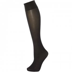 image of Charnos 40 denier knee high 2 per pack - Black