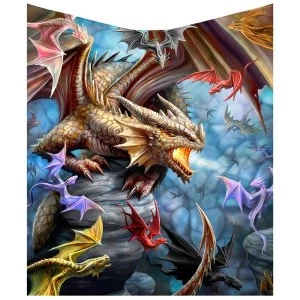 image of Dragon Clan (Anne Stokes) Throw