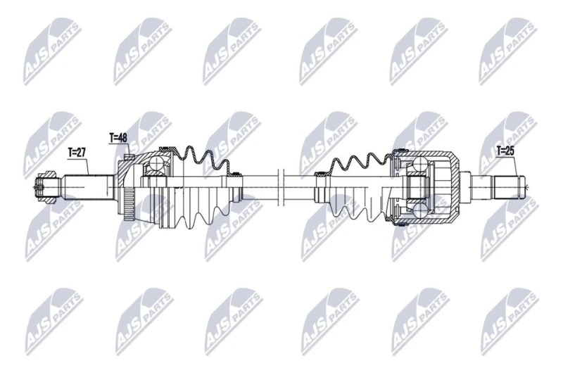 Image of NTY Drive shaft NTY NPW-HY-650