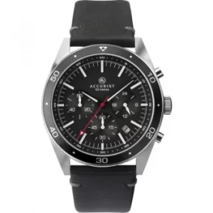 image of Accurist 7273 Chronograph Leather Strap Watch